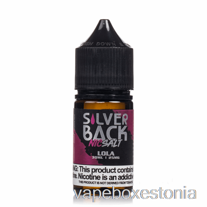 Vape Box Estonia Lola - Silverback Juice Co. Soolad - 30 Ml 25 Mg